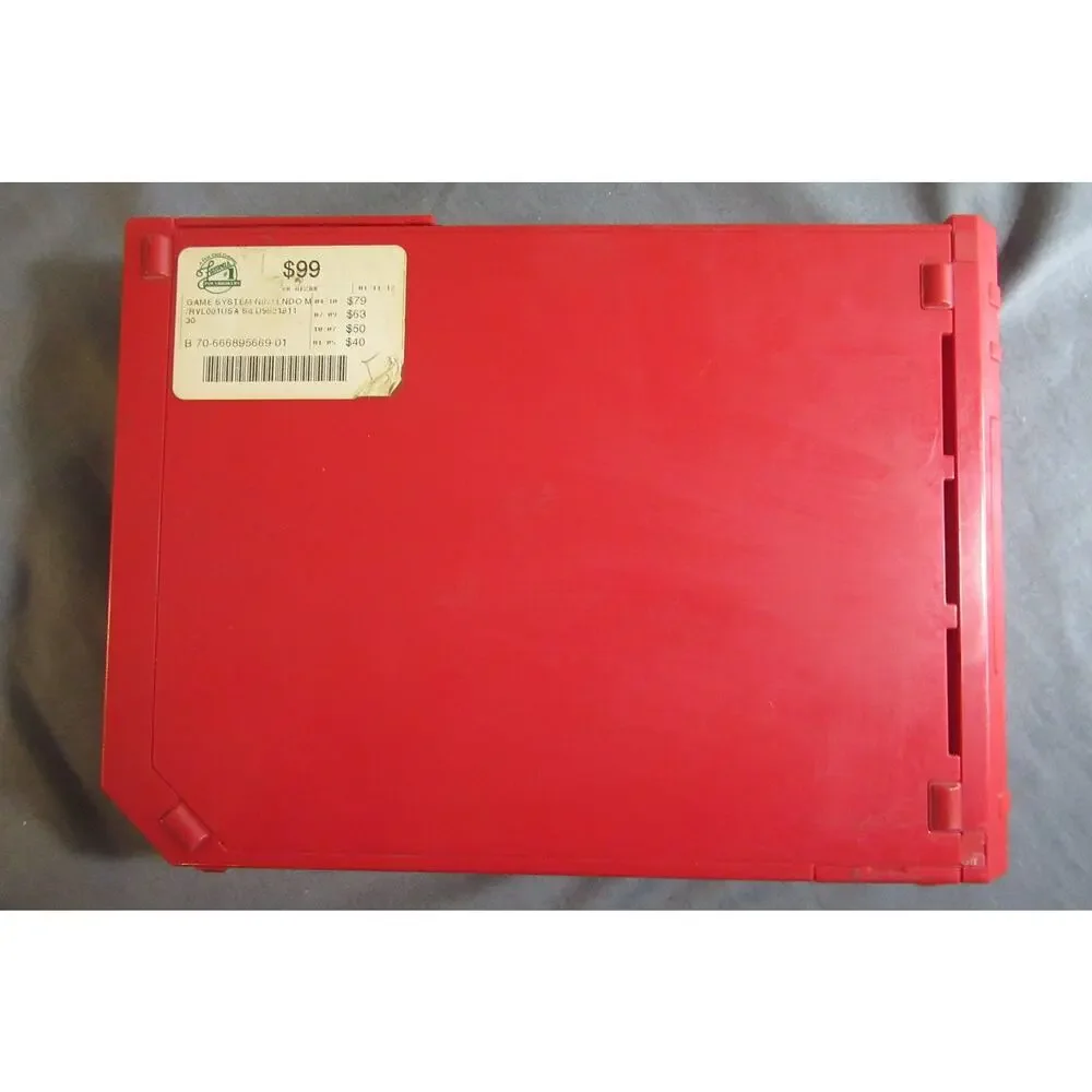 Nintendo Wii Limited Edition RED Video Game Console With Controller Wii Play